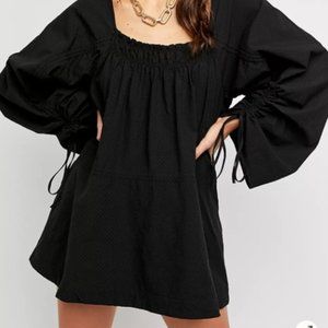 Free People Brynn Tunic in Black XS